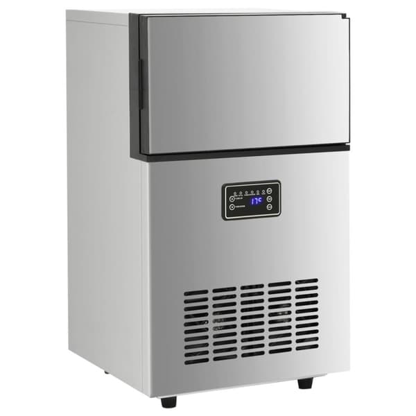vidaXL Jääpalakone 45 kg / 24 h hopea