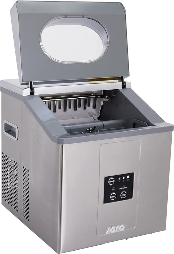 Ismaskin, Isbitmaskin, Isbitsmaskin, Ice Maker, Ice Cube Making Machine Saro EB15 med luftkylning