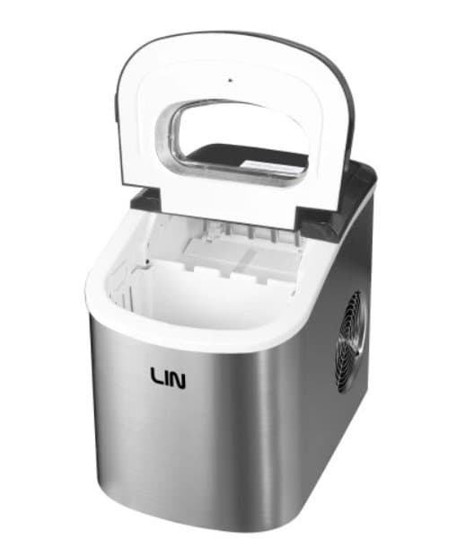 Kannettava jääpalakone LIN ICE PRO-S12 hopea
