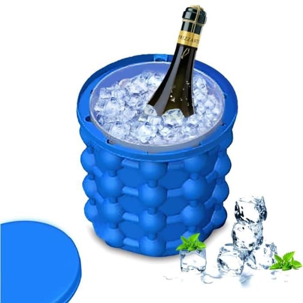2ST Ice Cube Maker Revolutionerande Genie Utrymmesbesparande Ice Cube Maker Ice Genie köksredskap