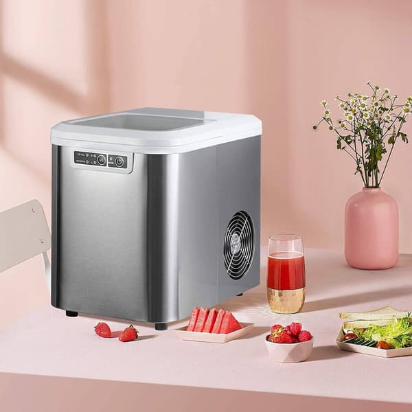 Rootz Ice Cube Maker - Ismaskine - Isgenerator - Hurtig produktion - Høj kapacitet - Miljøvenlig - 31cm x 25cm x 36cm