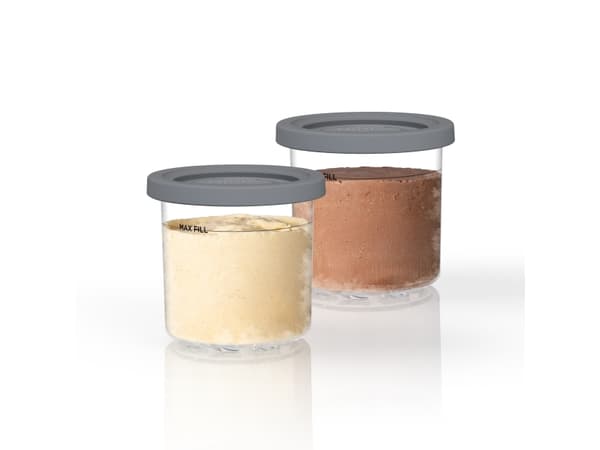 Ninja XSK2PNT300EUK, Grå, Transparent, Ninja Creami NC300EU, 2 styck, 400 g