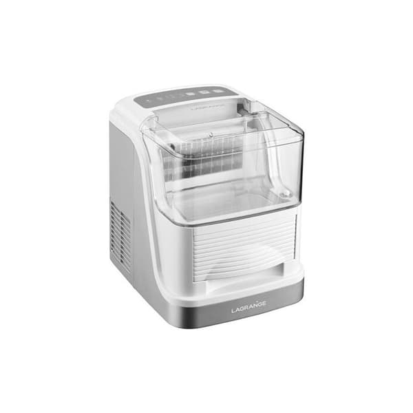 Lagrange Transparence ismaskin - Fristående - 15 kg is på 24 timmar - Grå
