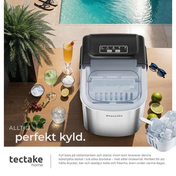 Ismaskin Arctic, 1,2 L, 2 isbitsstorlekar - silver