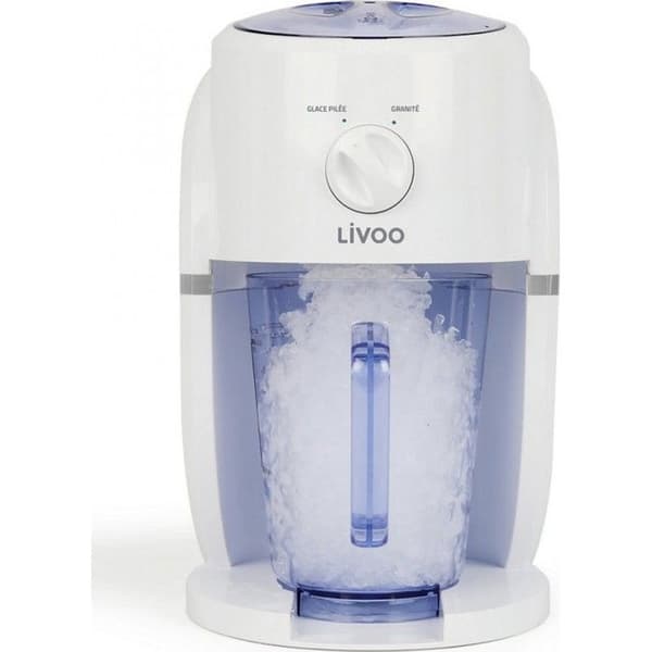 Apparat 2 i 1 granita och krossad is - LIVOO - Vit - Unisex - Fräschör - Gemenskap