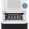 Miniatyrbild 4 av 4: WEASY ismaskin - KW12 - Upp till 12 kg isbitar per dag - 7 till 12 minuters produktion - Svart
