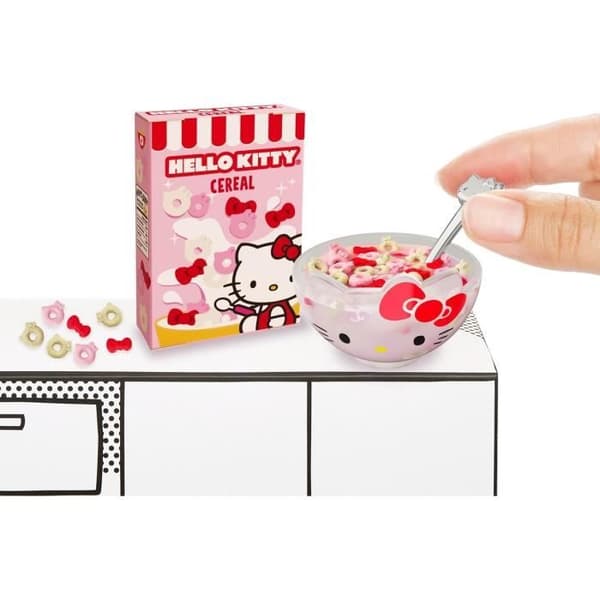 MGA Miniverse - Hello Kitty - Luova peli - Juomia tai ruokaa - Luovat ja koristeelliset hartsiharrastukset - Ei-syötävä - 8 vuotta vanha