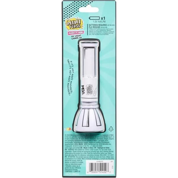 MGA Miniverse - UV-lampa - Torka dina resinskapelser - 1 sekund - Från 8 år - Slumpmässig