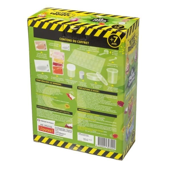 TETES BRÛLÉES 430399 - La Mini Fabrik a Bonbons - Naturliga smaker och färgämnen