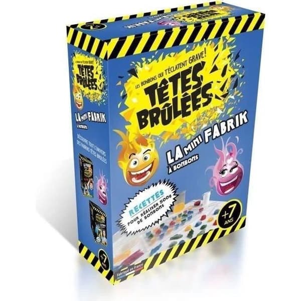 TETES BRÛLÉES 430399 - La Mini Fabrik a Bonbons - Naturliga smaker och färgämnen