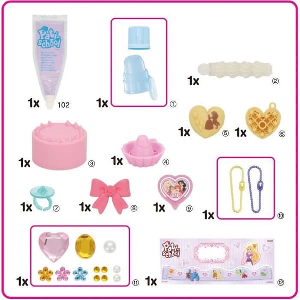 Skapandeverkstaden - Pati School - EPOCH - Disney kreativt kit med formbar lera