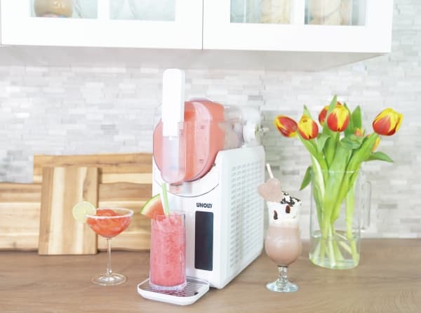 Unold Slush glassmaskin Susi 48940, Kompressor glassmaskin, 2 L, Vit, 1,2 m, Plast, Knappar