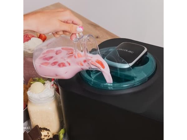 Cecotec Gelacy 1200, Kompressor ismaskine, 1,2 L, 1 skåle, Sort, 30 min., Berøring