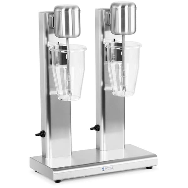 Royal Catering Milkshakemaskin - Dubbel - 2 x 1 L - 15 000 rpm