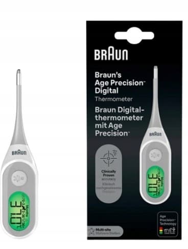BRAUN Elektroninen lämpömittari PRT2000 1 kpl
