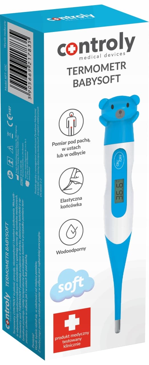 Baby Soft KFT-03c elektroninen lämpömittari 1 kpl.