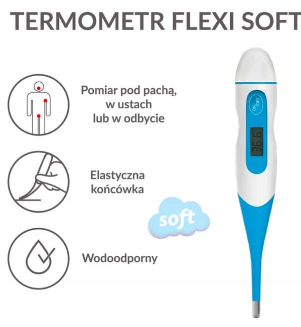 CONTROLY FLEXI SOFT elektroninen lämpömittari