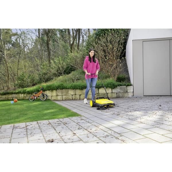 KARCHER S 4 mekanisk sopmaskin - Gul och svart - 20 L avtagbar soptunna