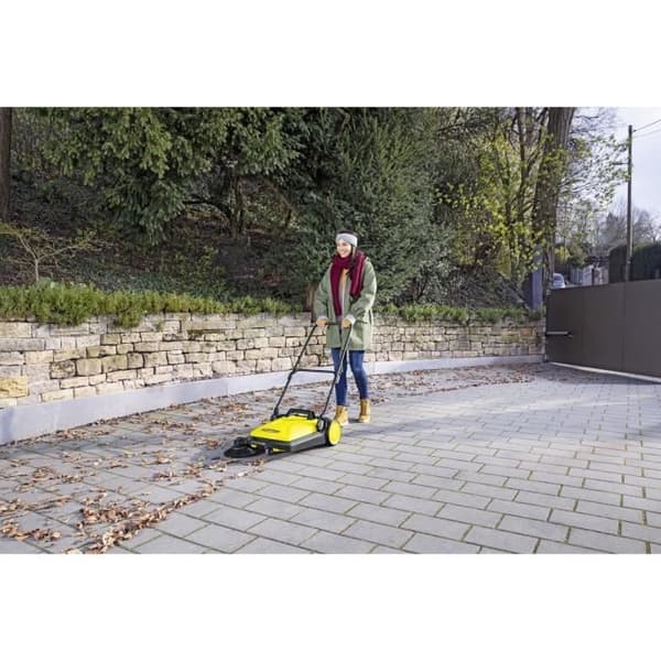 KARCHER S 4 mekanisk sopmaskin - Gul och svart - 20 L avtagbar soptunna