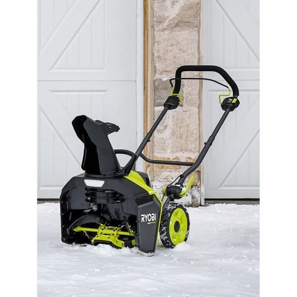 RYOBI - 36V MAXPOWER Borstlös snöslunga - arbetsbredd 45cm - max. 8 m + 4,0 Ah batteri & laddare. -RY36STX45A-140