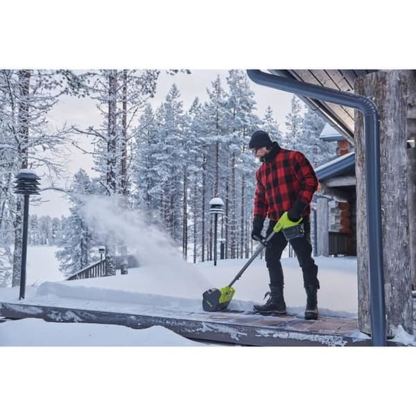 18V RYOBI snöslunga - arbetsbredd 25 cm - röjningsdjup 15 cm - max. 6 m - Utan