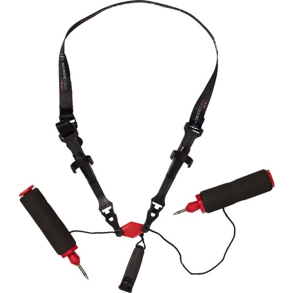 Isdubb med foamgrepp, isdubbar med visselpipa, NORDIC GRIP ICE SPIKES
