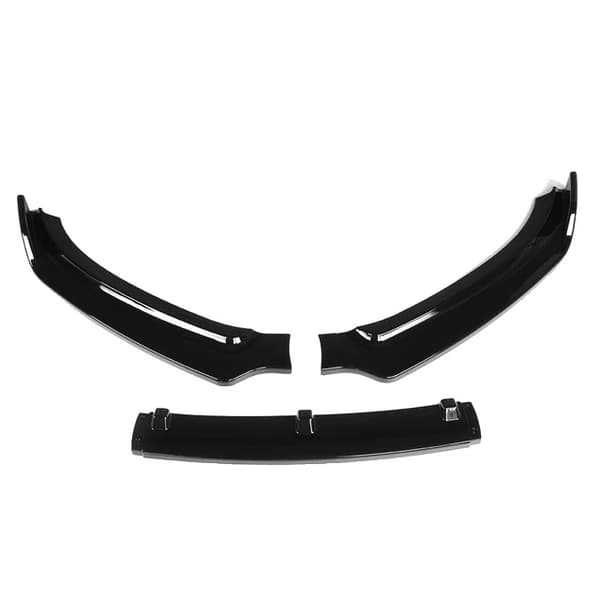Bilaccessoarer, Frontspoiler för stötfångare, Blanksvart, Blanksvart