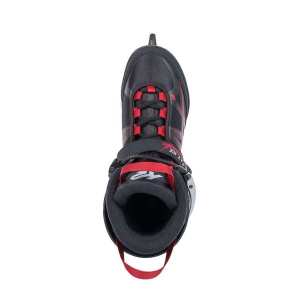 K2 Skates Herren Schlittschuhe F.I.T. Is, Svart - Röd, 25G0410