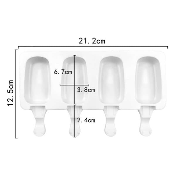 4-pack Glassform Silikon – Gör Glasspinnar Bakverk Hemma
