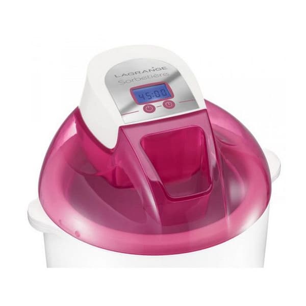 Sorbetmaskin - Ej specificerad - 1.5L - 12W - Rosa - Programmerbar 5 till 45 min