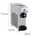 Miniatyrbild 6 av 6: Mjukglassmaskin - 800 W - 13 l/h - LED - Royal Catering