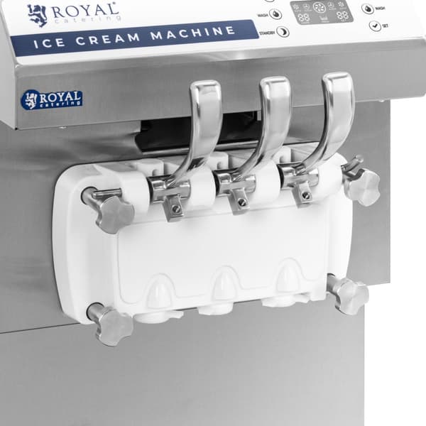 Mjukglassmaskin - 1350 W - 16 l/h - LED - 3 smaker - Royal Catering