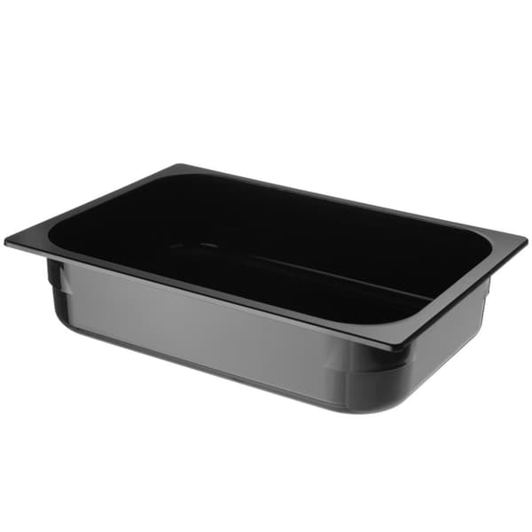 Polycarbonat isbeholder 360x250x80mm - sort 5L - HENDI 807071