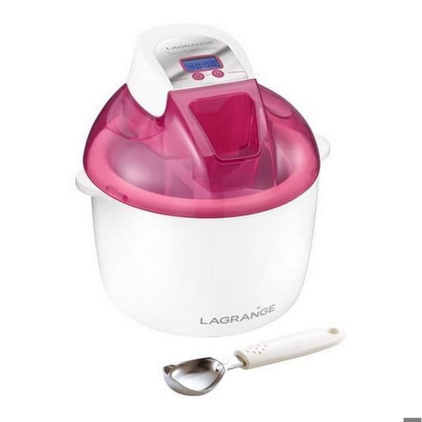 Sorbetmaskin - Ej specificerad - 1.5L - 12W - Rosa - Programmerbar 5 till 45 min