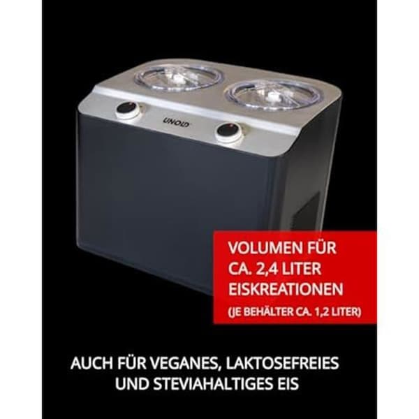 Glassmaskin - UNOLD - Doppio 48830 - Självkylande - 2,4 L - 250 W