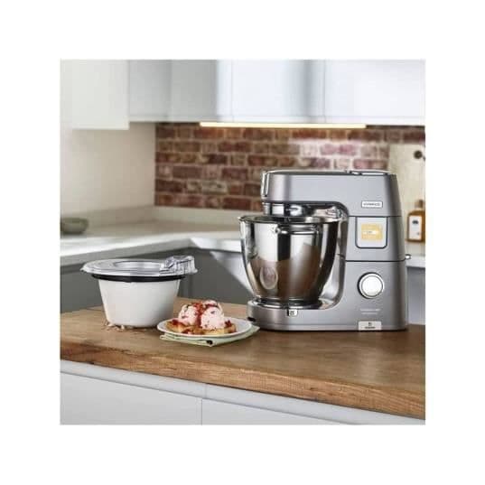 Sorbetière - KENWOOD - KAX71.009WH - Kapacitet 1L - Diskmaskinssäker - Vit
