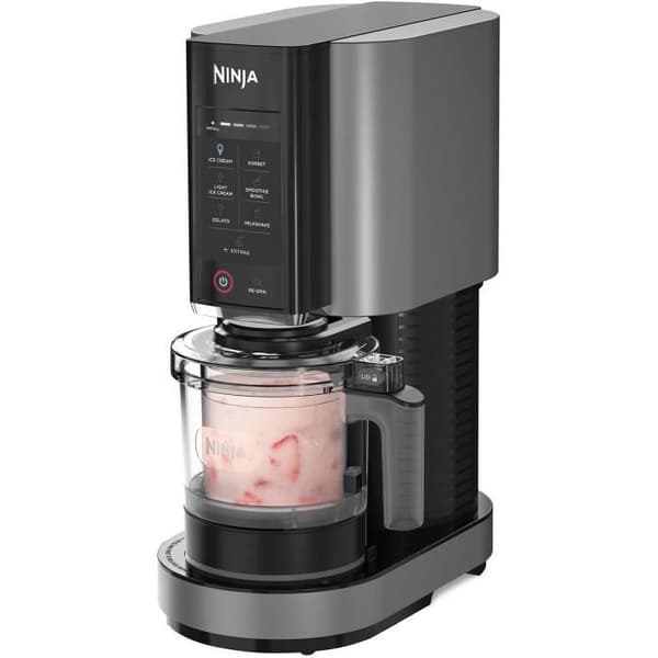 NINJA Glassmaskin - Creami NC300EU - 6 program - Kapacitet 473 ml - Upp till 1,4 L glass - 3 skålar inkluderade