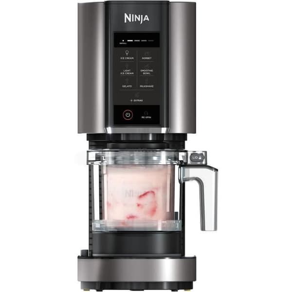 NINJA Glassmaskin - Creami NC300EU - 6 program - Kapacitet 473 ml - Upp till 1,4 L glass - 3 skålar inkluderade