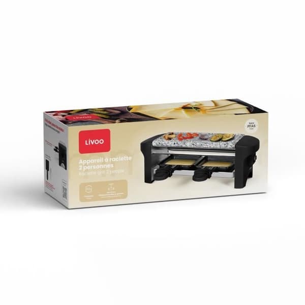 Ismaskin - LIVOO - DOM462 - 150 mL - 2 storlekar - Automatisk uppstart - Behållare - Rostfritt stålblad