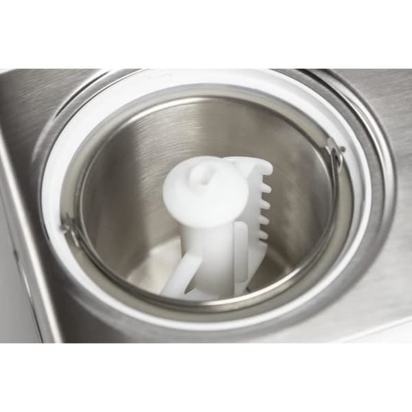 Melchioni Familjens Glassmaskin FROSTY, Automatisk Sorbetmaskin, på 60 minuter, Automatisk kylning, 150W,