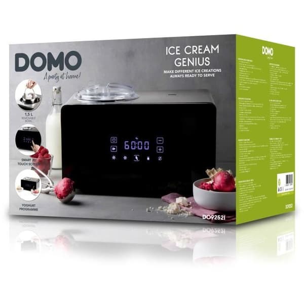 Glassmaskin - DOMO - DO9252I - 1,5 liter - 150 W - Smart pekskärm