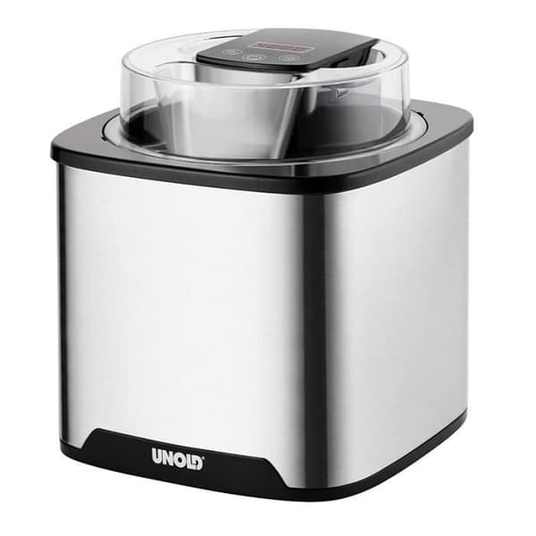 Sorbetmaskin - UNOLD - 48855 - 1,5 L - Svart - Rostfritt stål - 12 W