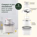 Miniatyrbild 4 av 4: Cuisinart Sorbetière 475ml vit - icem10e