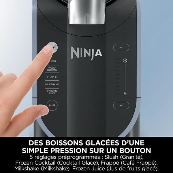 Maskin för frysta drycker och slush NINJA - Slushi FS301EU - Kapacitet 2,5L - 5 program - 800W