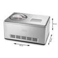 Miniatyrbild 4 av 4: Maskin för is - Yoghurtmaskin - Sorbetmaskin - Kylfunktion - Integrerad kompressor - Gelateria Pro Touch 8502 Solis
