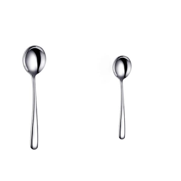INF 304 rustfritt stål skjesett Bestikksett for jubileer seremoniell 2-pack