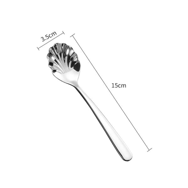 INF 304 ruostumattomasta teräksestä valmistettu lusikkasarja aterimettiä merkkipäiviä varten 5-pack
