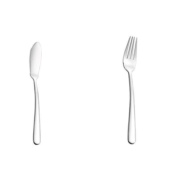 INF Elegant bestikksett i rustfritt stål Knife/Fork Set of 2