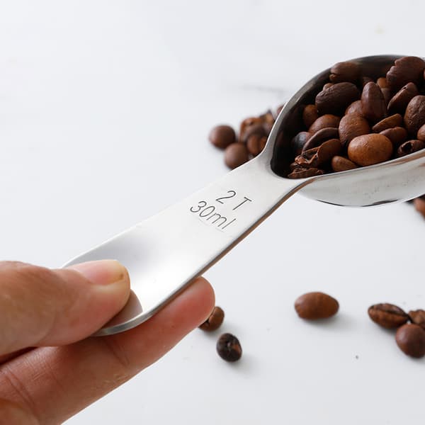INF Kaffesked i rostfritt stål