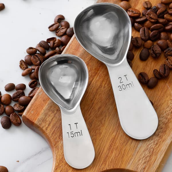 INF Kaffesked i rostfritt stål